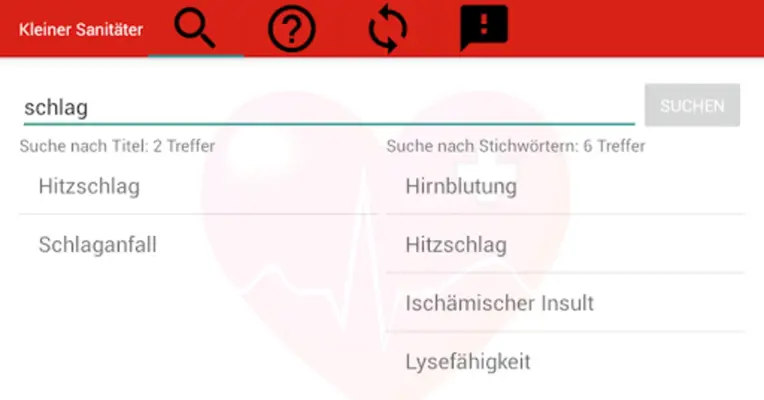 Kleiner Sanitäter android App screenshot 2